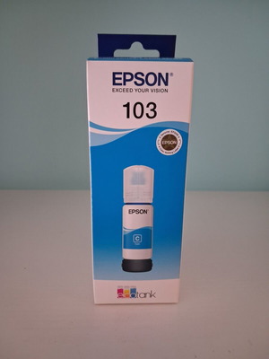 Epson Cyan Ink Bottle new in original packaging