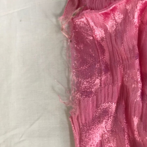 Satin fabric scraps set new in various colors
