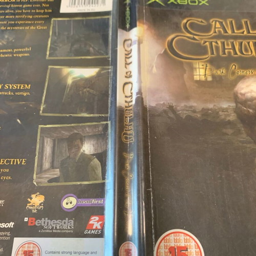 Call of Cthulhu Dark Corners of the Earth Xbox game used