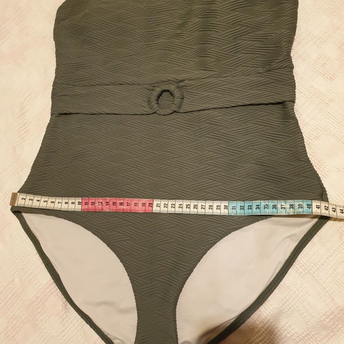 Sunseeker luxury one-piece swimsuit new, olive green shade, size M-L