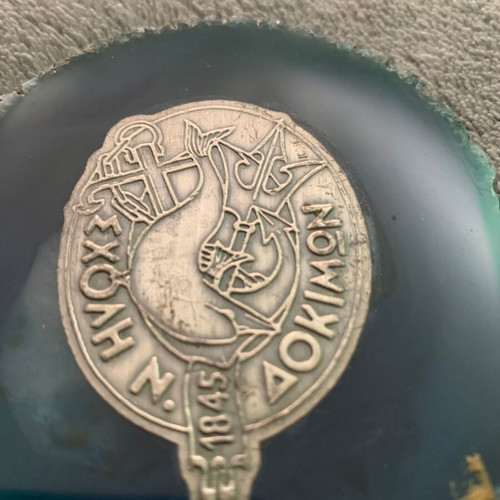 Commemorative Table Souvenir from Agate Naval Cadets School used