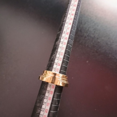 Gold rings new, 5 sizes 53, 54, 55, 57, 60, set of 10 pieces