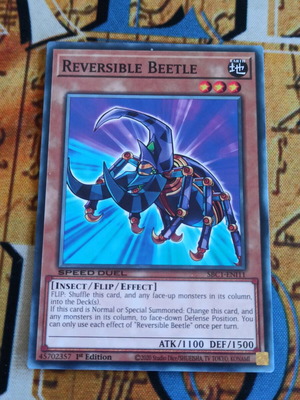Reversible Beetle κάρτα Yu-Gi-Oh! σαν καινούργιο