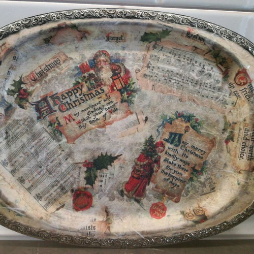 Decorative kitchen set used, Christmas, handmade