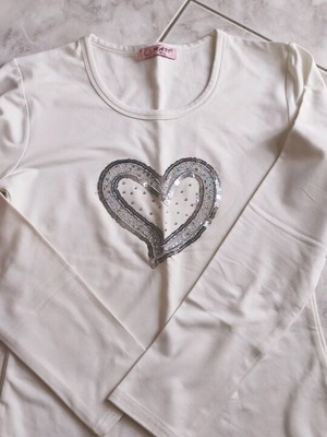 Women's white t-shirt like new, size M