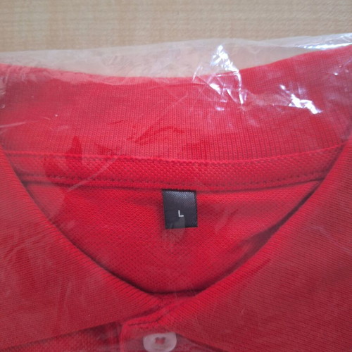 E-food Red Shirt Size L New Sealed