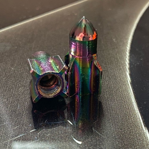 Valve Caps for Tires new, rocket and bomb shapes