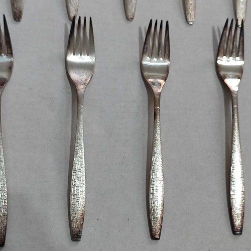 TWA Vintage Silver-Plated Cutlery Set used with Patina