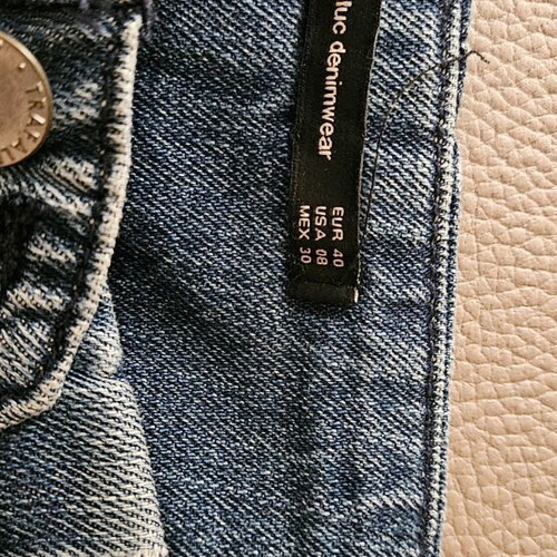 Zara denim pants baggy fit size 40 like new blue
