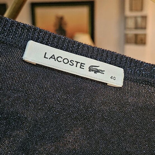 Lacoste women's cardigan like new, blue, size L