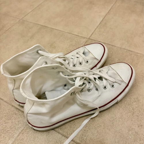 Converse All Star boots size 44.5 like new, white