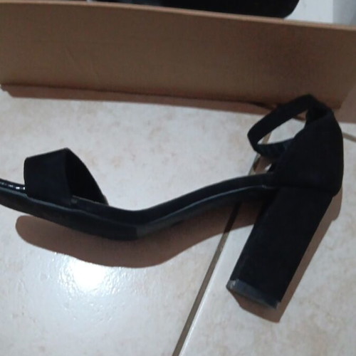 Black platform sandals size 39