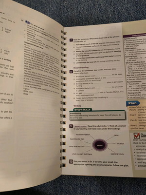 On screen B1 Teacher's book used