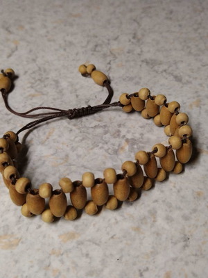 Wooden bracelet purchased from Peru