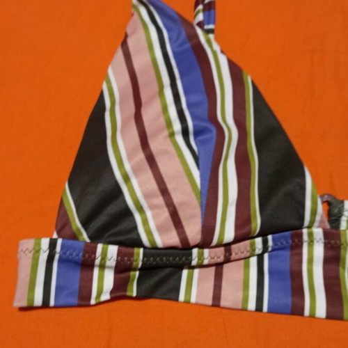 Violetta striped bikini like new, size M, multicolor