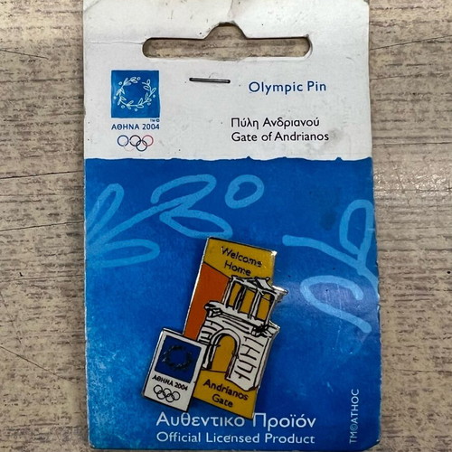 Olympic pin Gate of Andrianos new