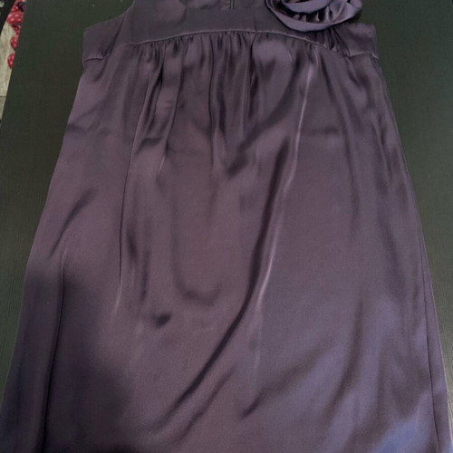 Bimba dress size L like new, purple, 50% silk