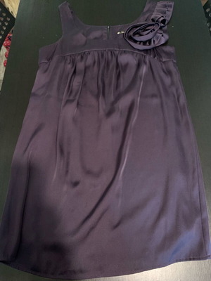 Bimba dress size L like new, purple, 50% silk