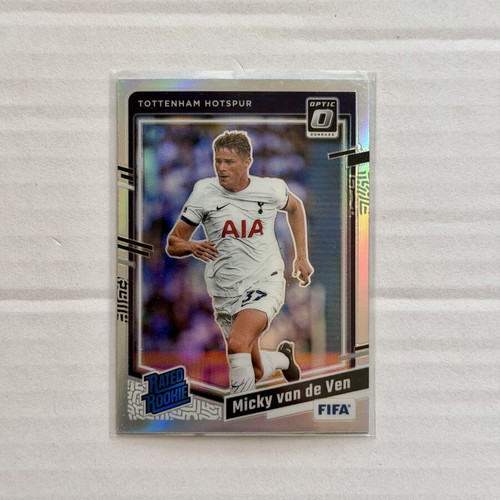 2023-24 Panini Donruss Optic Rated Rookie Micky van de Ven #181 Silver card new