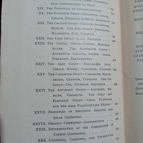 Lessons in Elementary Chemistry used, Inorganic and Organic by Sir Henry E. Roscoe