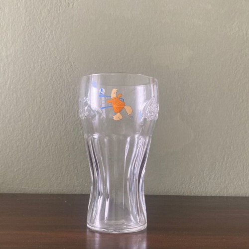 Coca Cola glass used with Athens 2004 Olympics mascot