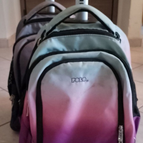 Polo Uplow Gradient trolley backpack used school bag