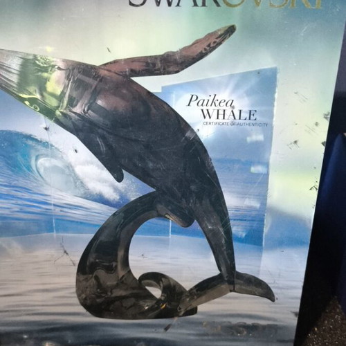 Swarovski crystal decorative figurine Paikea whale limited edition 2012 new