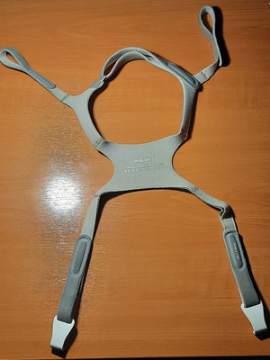 Части за маска Cpap AmaraView употребявани, включени колан и тръба