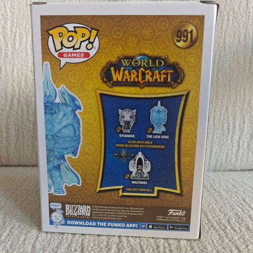 Funko Pop World of Warcraft The Lich King #991 with Protector new