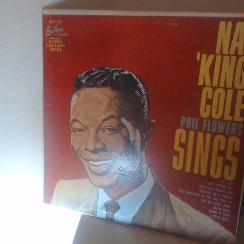 Nat King Col Phil Flowers Sings LP used, jazz, 1962 American press