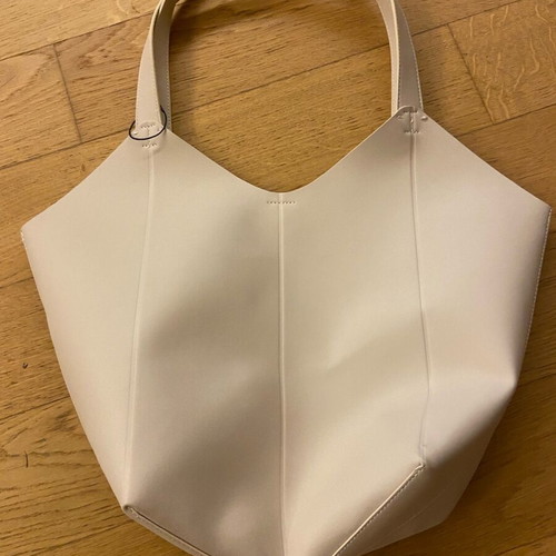 Shoulder bag painted large capacity with wallet new, beige