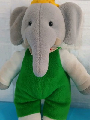 Babar plush 20cm like new
