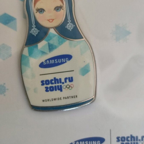 Pin Samsung Sochi 2014 in mint condition