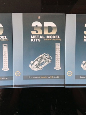 3D Metal Model Airplanes Set new, pack of 3