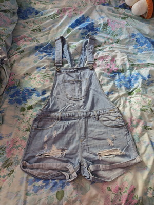 Jean Salopette Shorts like new, blue, size S