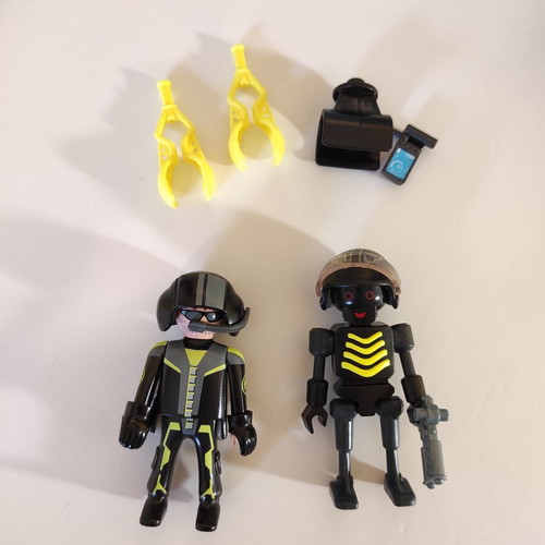 Playmobil Top Agents 2 5287 set like new with box and extra gifts