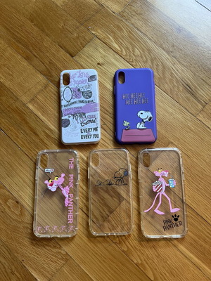 iPhone X cases like new, sold together or separately