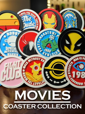 Coasters collectible Movie & Pop Culture Collection new
