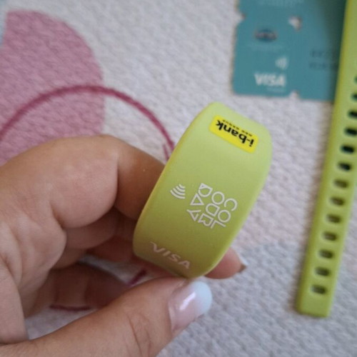 Wristbands with prepaid card for festival like new