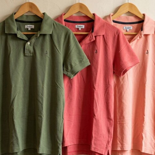 Zedem men's polo shirts pack of 3 size Medium like new