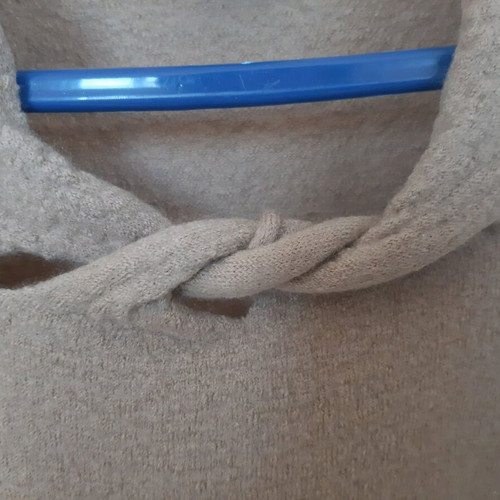 Armani Jeans wool blouse beige brown size XS-S like new