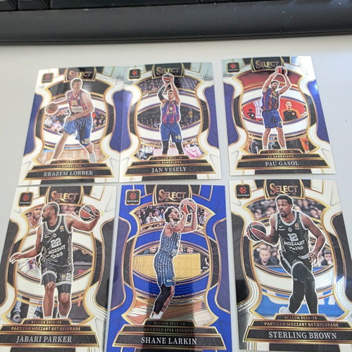Euroleague basketball cards lot 9, like new