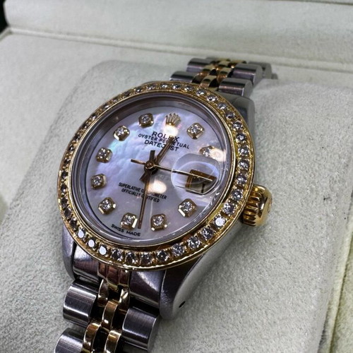 Rolex Datejust 26mm with diamond dial and bezel like new
