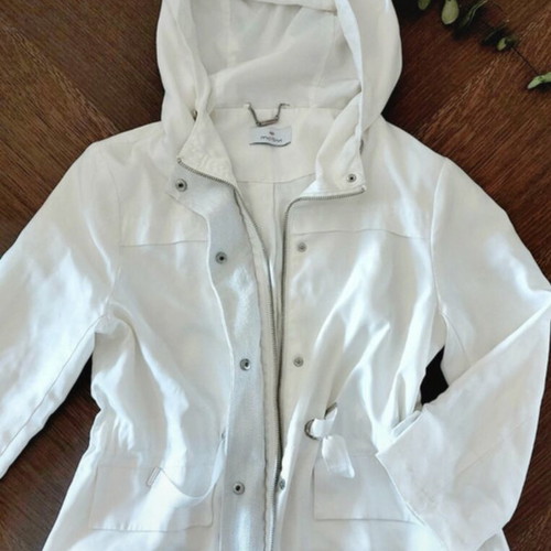 Motivi windbreaker spring jacket new, white, S-M