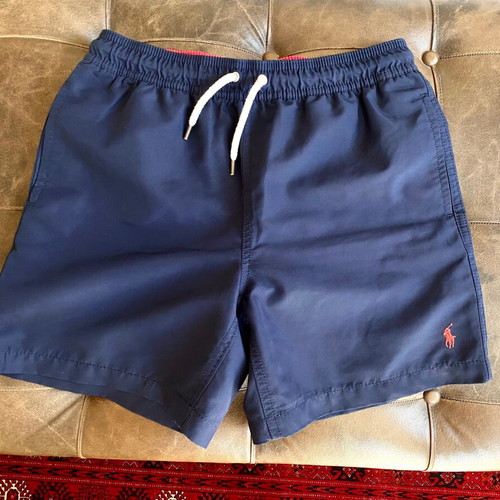 Polo Ralph Lauren boys' swim shorts new, navy blue, size M