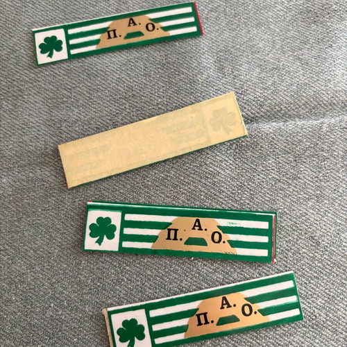 Panathinaikos stickers new, set of 4 collectible