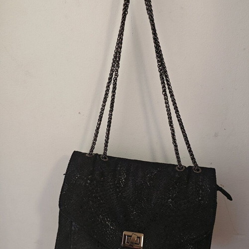 Black evening shoulder bag like new