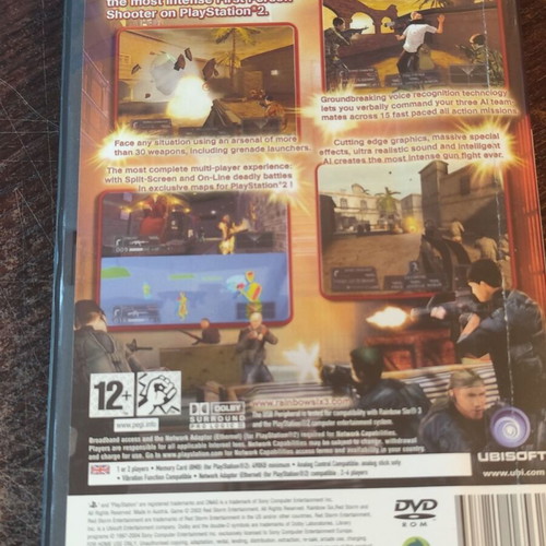 Rainbow Six 3 PS2 game