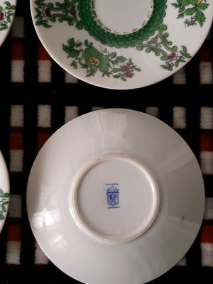 Bavaria coffee saucers used, set of 4 with cups