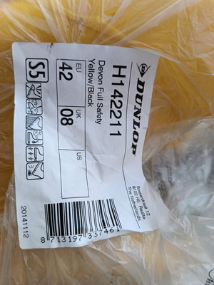 Γαλότσα Ασφαλείας Dunlop Work-It S5 καινούργια, αδιάβροχη με προστασία